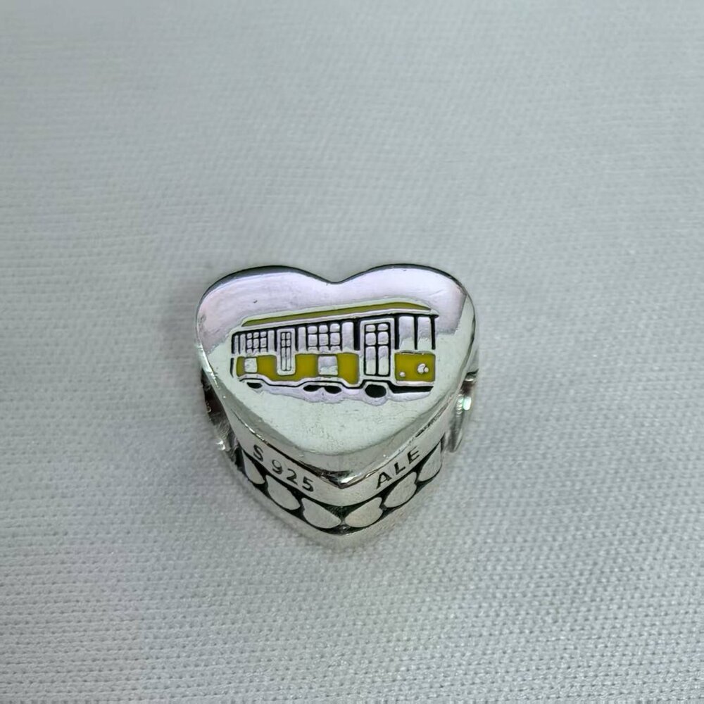 Pandora Milano Convertible Sightseeing Bus Travel Charm Pendant, S925 Silver
